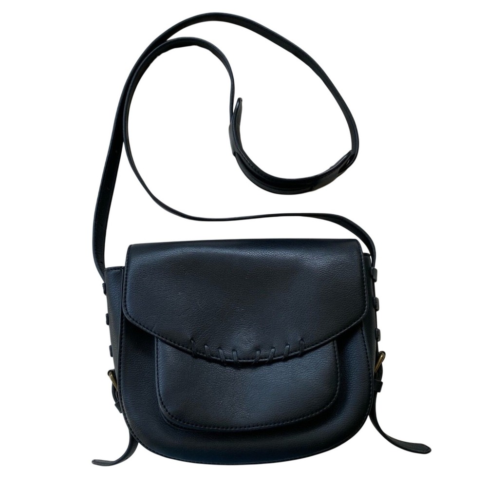 Lucky Brandā Women's Harley Crossbody Purse Bag Black Boho Casual Classic